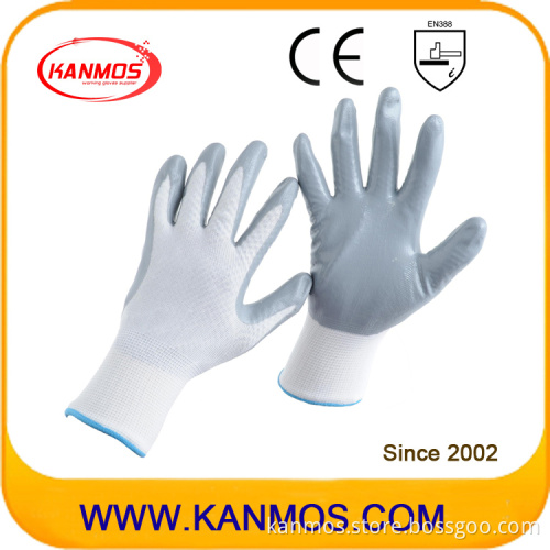 13gauges Nylon Knitted Nitrile Coated Work Glove (53201NL)